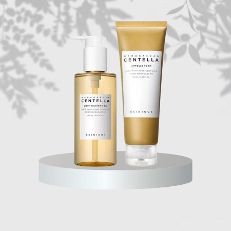 ✨ طقم التنظيف المزدوج Centella – لبشرة نقية وصافية
