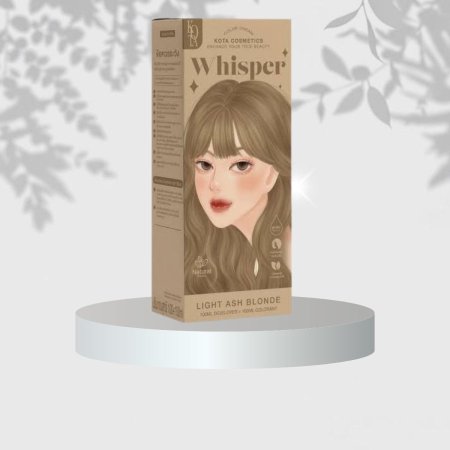 Kota | Whisper 🌿 صبغة عضوية 100% | درجة الأشقر الهادئ الناعم ✨