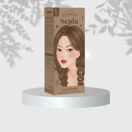 🤎 Kota | Sepia 🍂 صبغة البني الرمادي (آش براون) عضوية 100%