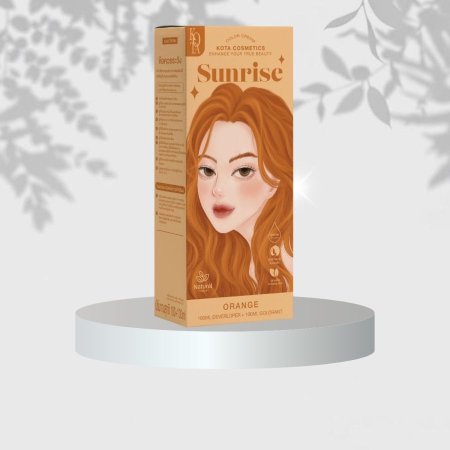 🧡 Kota | Sunrise ☀️ صبغة البرتقالي النحاسي عضوية 100% Kota Sunrise 🧡✨