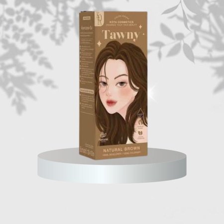 Tawny Kota | 🌿 صبغة عضوية 100% | درجة البني الميتا الدافئ 🤎