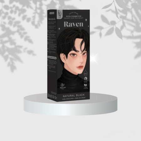 Kota | السوداء 🌿 صبغة عضوية 100% | درجة Raven 🖤